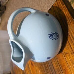 Mid-Century USA Dutch Blue Tulip Pitcher